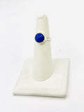 Sterling Silver Lapis Lazuli Rings Size 6