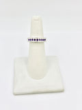 Sterling Silver Amethyst Rings Size 6