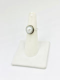 Sterling Silver Pearl Rings Size 6