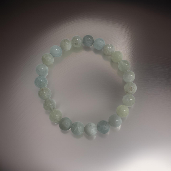 Aquamarine Beaded Bracelet