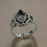 Sterling Silver Ring Size 8(Larimar,Moonstone,Amethyst,Herkimar)