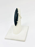 Black Onyx Size-6 Rings Sterling Silver