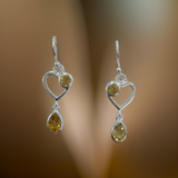 Sterling Silver Citrine Earring