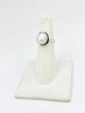 Sterling Silver Pearl Rings Size 6