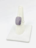 Sterling Silver Lepidolite Rings Size 9