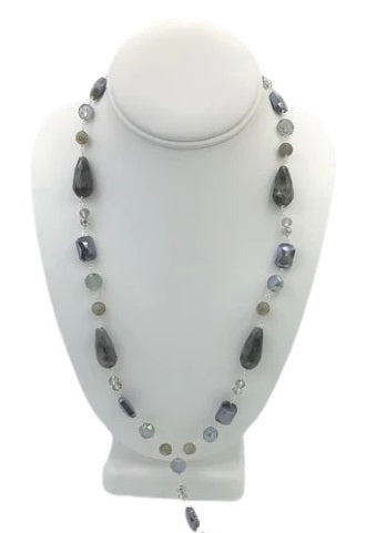 Labradorite Teardrop Necklace
