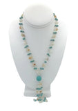 Turquoise And Agate Necklace