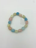Tumbled Morganite Bracelet (10-15 mm)