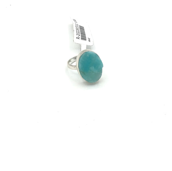 Amazonite Size 6 Sterling Silver Rings