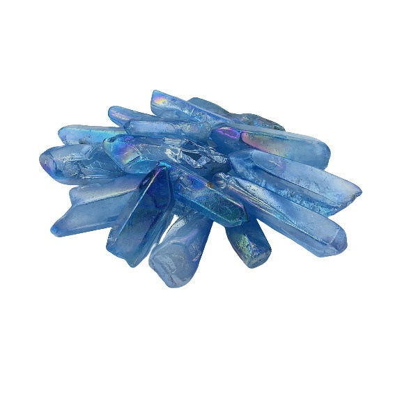 Aura Quartz Rough Point (Blue)