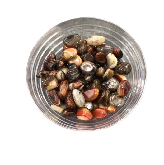Banded Agate -Irregular Egg Shape
