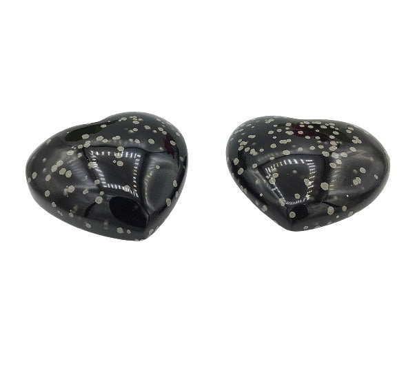 Black Obsidian Hearts