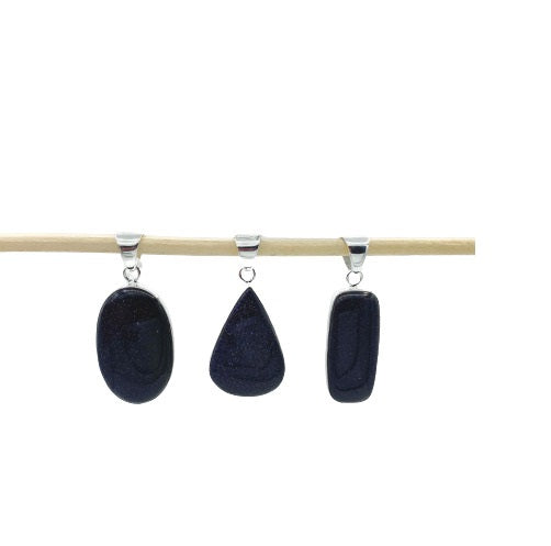 Blue GoldStone Pendant