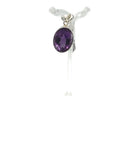 Faceted Amethyst Pendants
