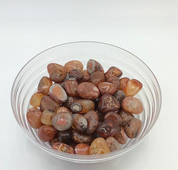 Fire Agate Tumbled Stone