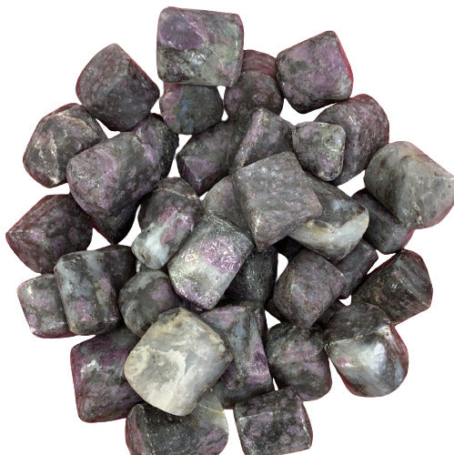 Garnet Matrix Tumbled Stones