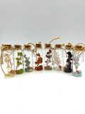 Gemstone Tree in Glass