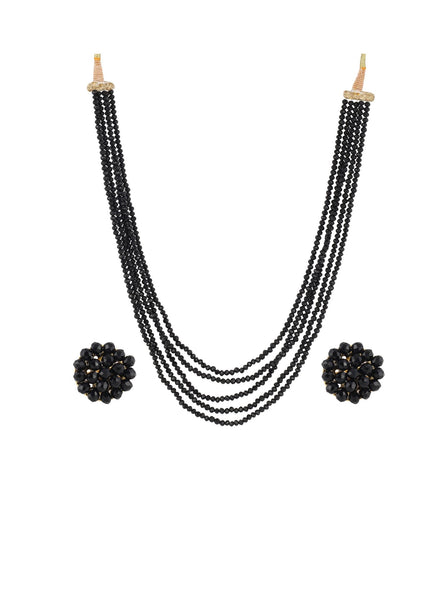 Indian Agate Three Strand Necklace