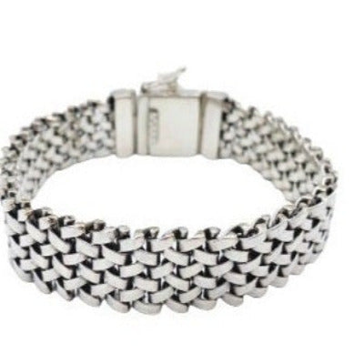 Men’s Large Silver Bracelet