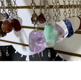 Mixed Gemstone Keychains