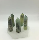 Prehnite With Epidote Standing Points