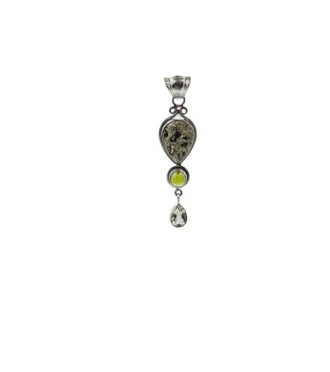 Pyrite Mixed Pendant