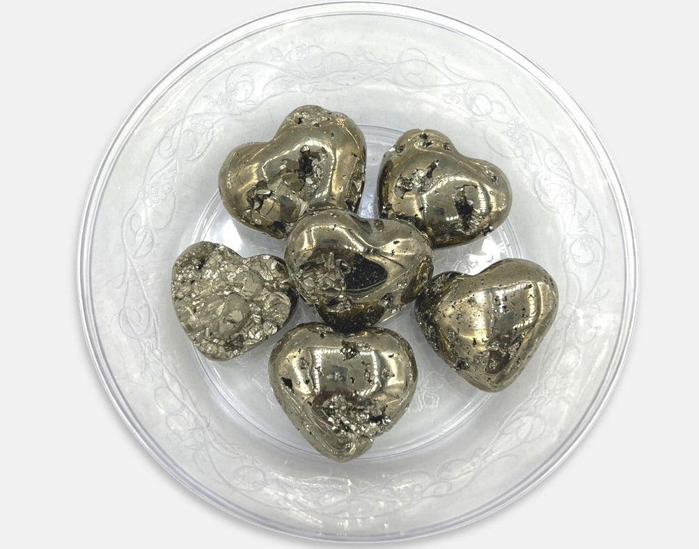 Pyrite Hearts Small