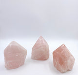 Rose Quartz Point Crystal