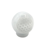 Selenite Engraved Sphere