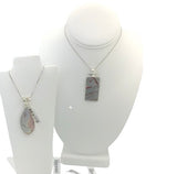 Sterling Silver Sonora Dendritic Jasper Pendants