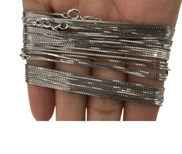 Sterling Silver Chain Box-15-RH