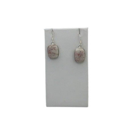 Sterling silver Thulite Earring