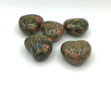 Unakite Hearts