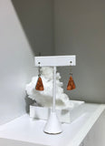 Sterling Silver Spongy Coral Earrings