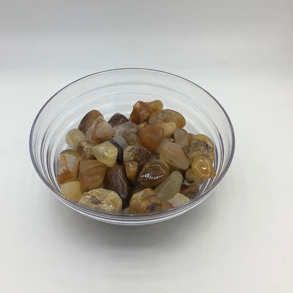 Golden Healer Tumble Stone