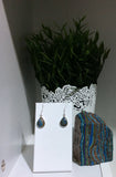 Sterling Silver Rainbow Calsilica Earring