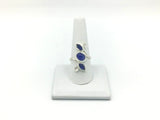 Iolite Size - 9 Rings Sterling Silver