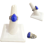 Sterling Silver Lapis Ring Size 7