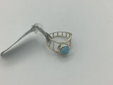 Larimar Size 7 Rings Sterling Silver