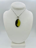 Bi-Color Prehnite Pendants