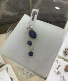 Sterling Silver Designer Kyanite Pendants