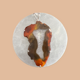 Agua Nueva Agate Pendant Sterling Silver