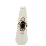 Black Onyx Size 7 Rings Sterling Silver