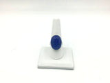 Lapis lazuli Size - 9 Rings Sterling Silver