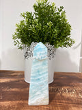 Blue Aragonite Tower