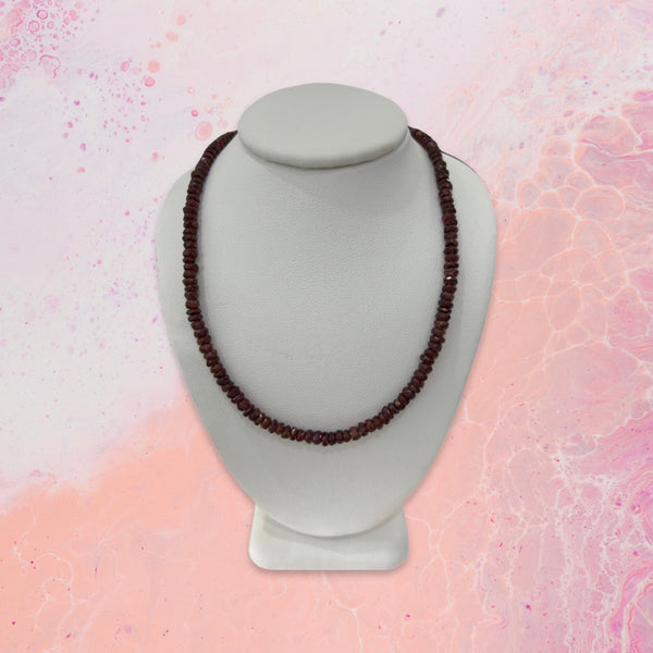 Garnet Beaded Necklaces