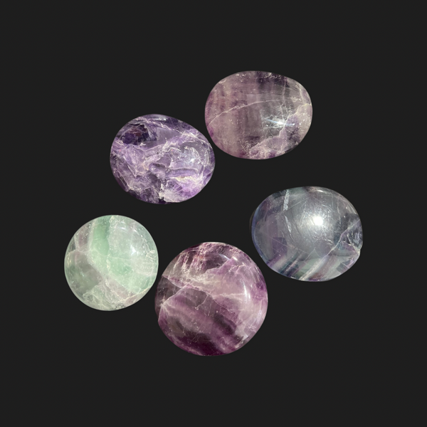 Dark Fluorite Pebbles