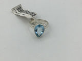 Blue Topaz Size 7 Rings Sterling Silver