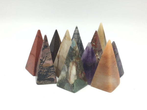 Assorted Gemstone Pyramid Points