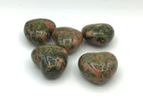 Unakite Hearts